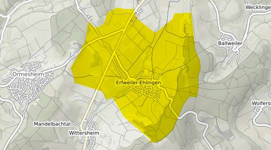 Immobilienpreisekarte Mandelbachtal Erfweiler Ehlingen